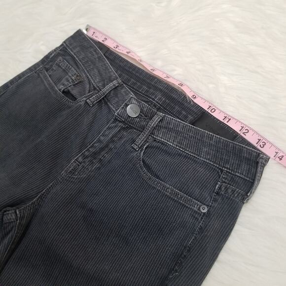 Vince Riley in Wilshire Wash Skinny Striped  Corduroy Low Rise Pants Made in USA - Picture 4 of 8